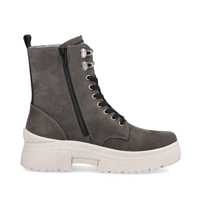 Rieker Artikelnummer W0371-42 Rieker Damen Schnürstiefel graphite Im Verkauf