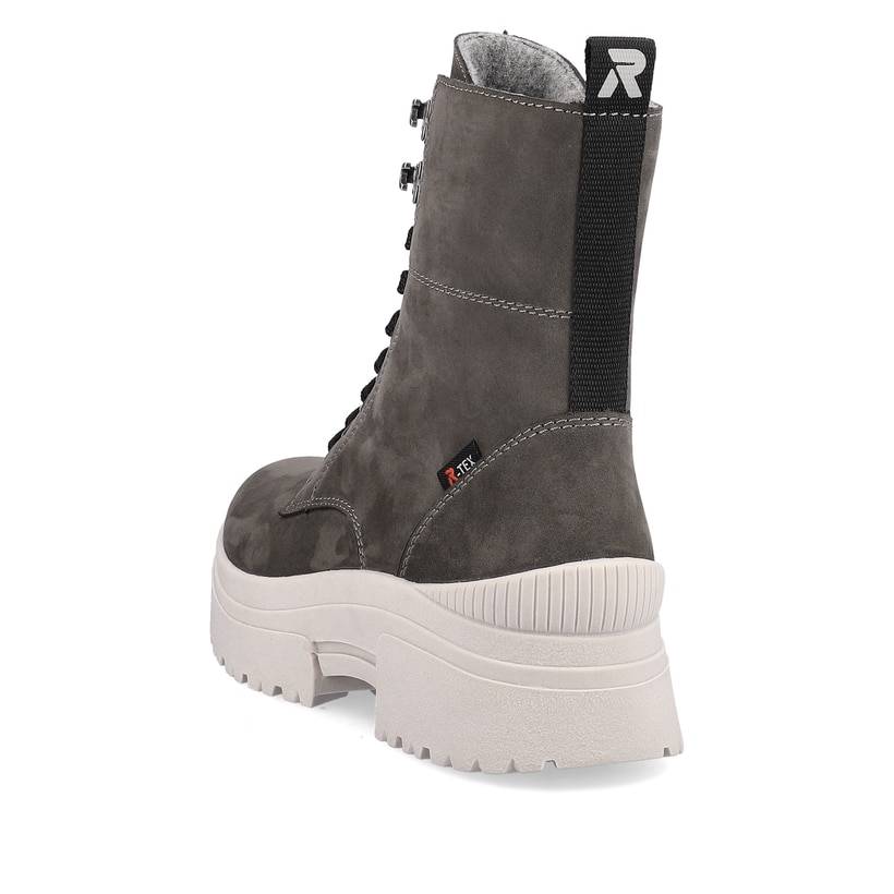 Rieker Artikelnummer W0371-42 Rieker Damen Schnürstiefel graphite Im Verkauf