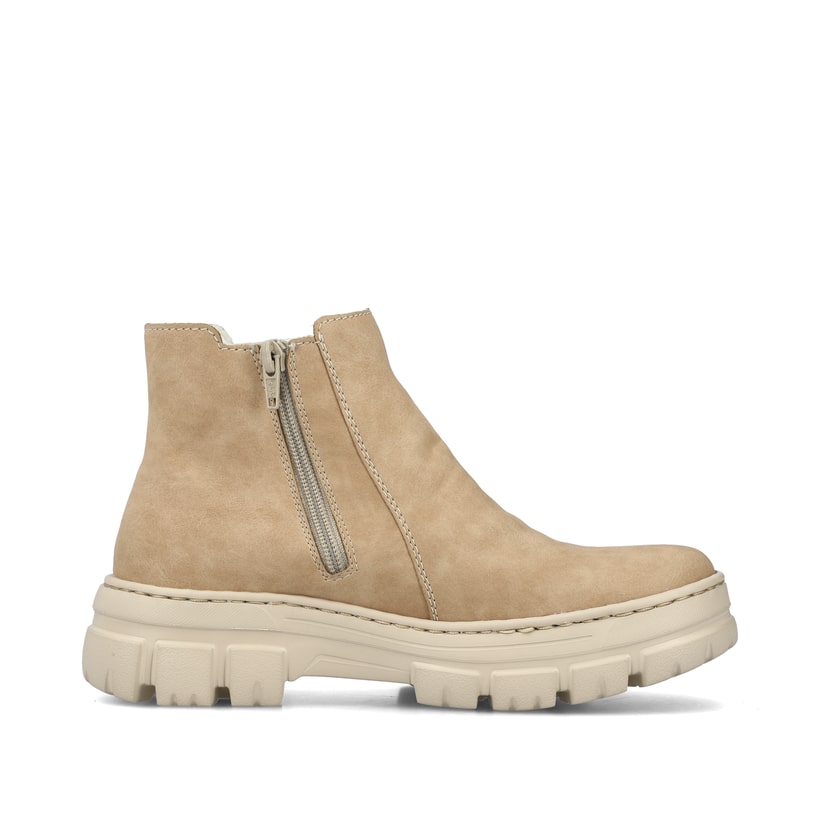 Rieker Artikelnummer Z7465-60 Rieker Damen Chelsea Boots sandbeige Rabatte dieses Monats
