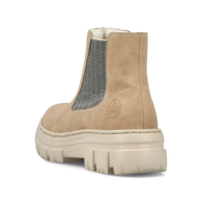 Rieker Artikelnummer Z7465-60 Rieker Damen Chelsea Boots sandbeige Rabatte dieses Monats