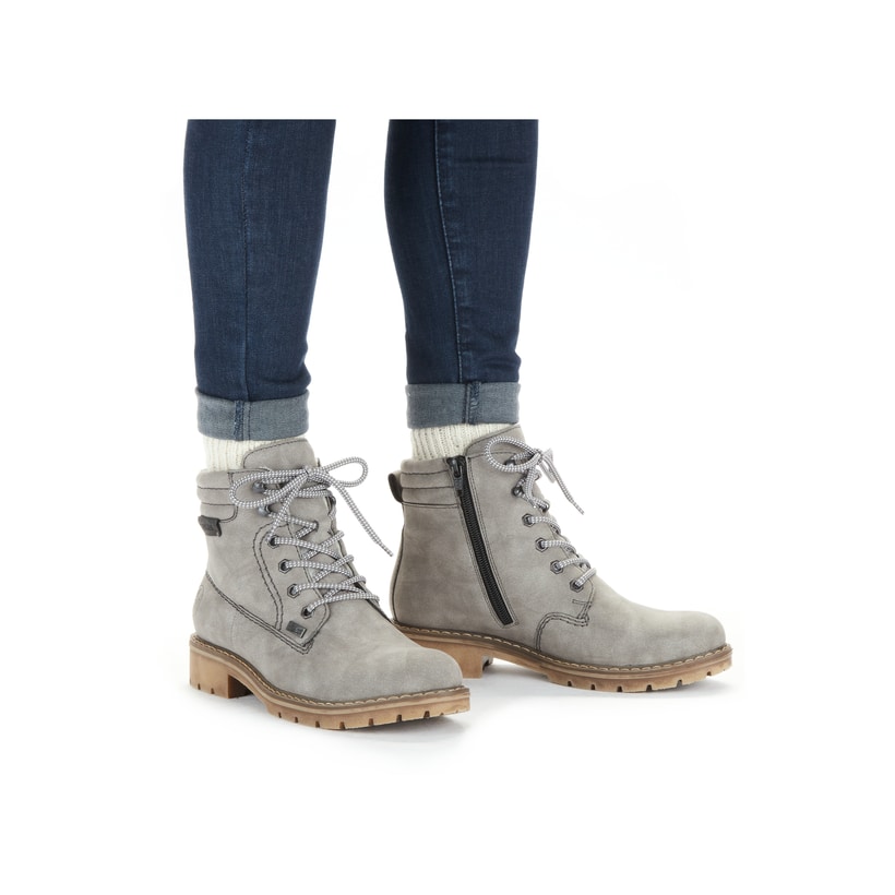 Rieker Artikelnummer Y9125-40 Rieker Damen Schnürstiefel mondgrau 2025