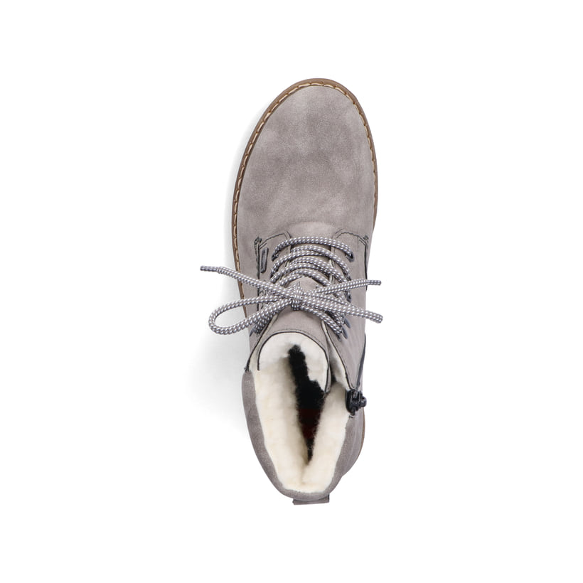 Rieker Artikelnummer Y9125-40 Rieker Damen Schnürstiefel mondgrau 2025