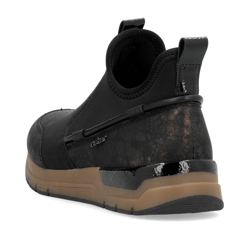 Rieker Artikelnummer 58954-00 Rieker Damen Slipper urbanschwarz Outlet