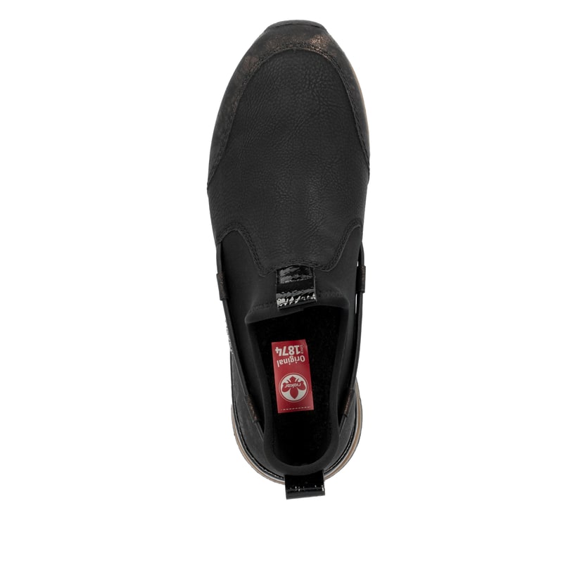 Rieker Artikelnummer 58954-00 Rieker Damen Slipper urbanschwarz Outlet
