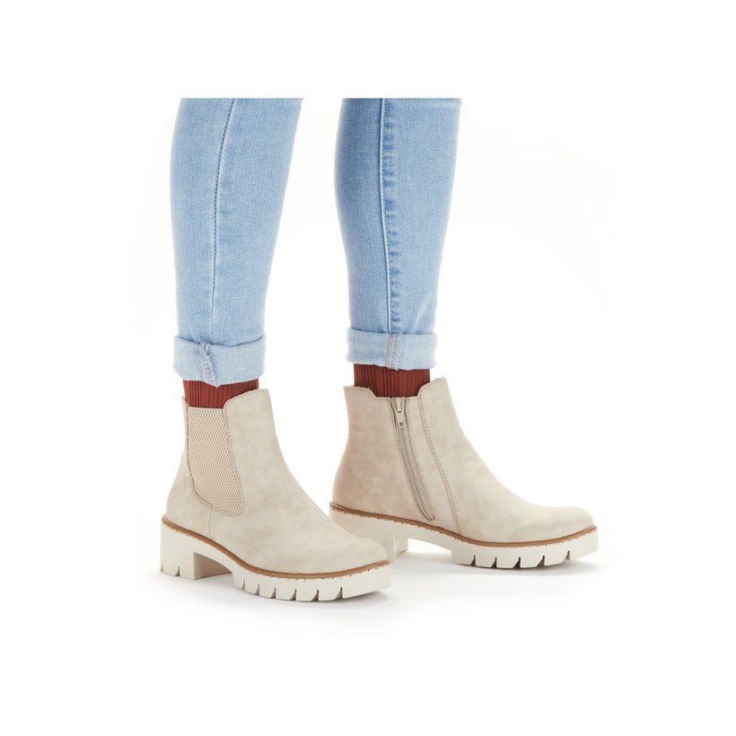Rieker Artikelnummer X5772-60 Rieker Damen Chelsea Boots hellbeige Verkauf