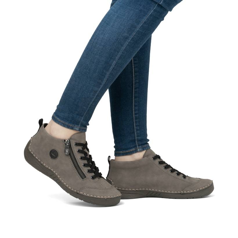 Rieker Artikelnummer 52514-42 Rieker Damen Schnürschuhe braungrau Angebote