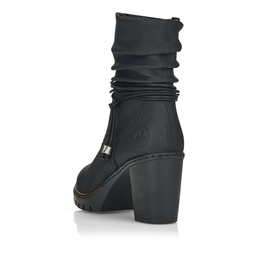 Rieker Artikelnummer Y2591-01 Rieker Damen Stiefeletten tiefschwarz Günstiger Verkauf