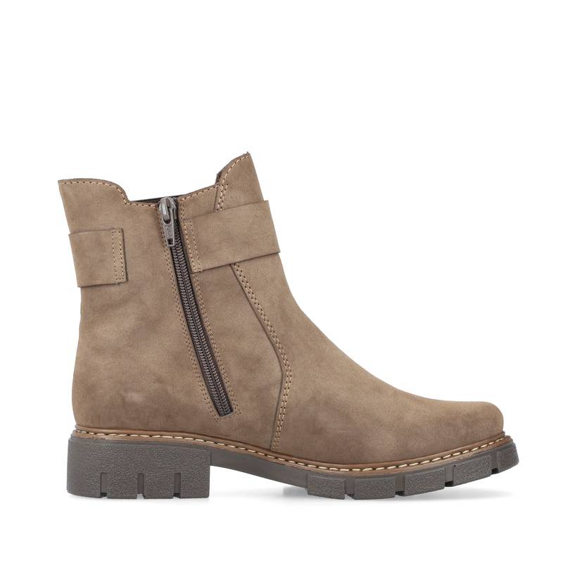 Rieker Artikelnummer Z3564-25 Rieker Damen Chelsea Boots beigebraun Fabrikverkauf
