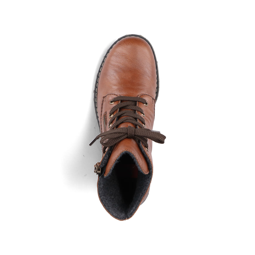Rieker Artikelnummer 71204-22 Rieker Damen Schnürstiefel kastanienbraun Blitzverkäufe