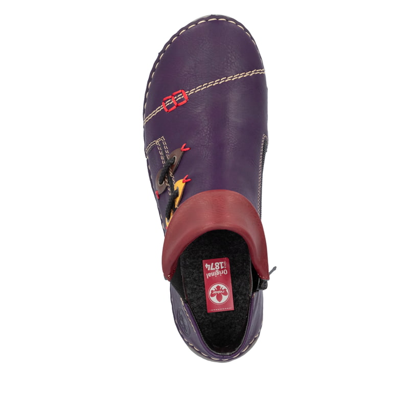 Rieker Artikelnummer 72581-30 Rieker Damen Kurzstiefel purpur Kostenloser Versand