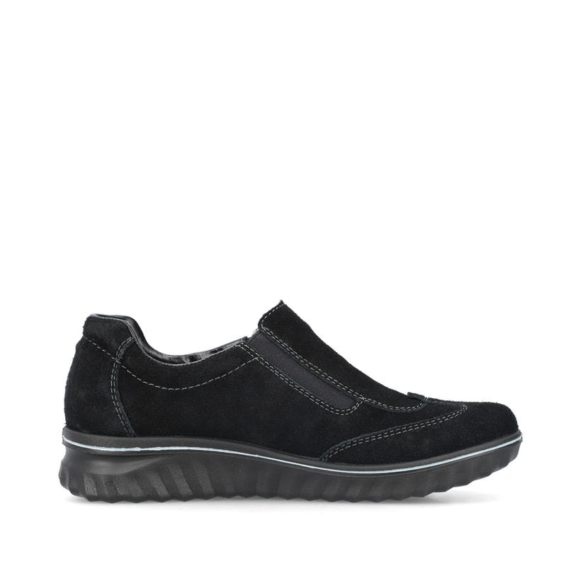 Rieker Artikelnummer 59071-00 Rieker Damen Slipper asphaltschwarz Limitierter Zeitrabatt