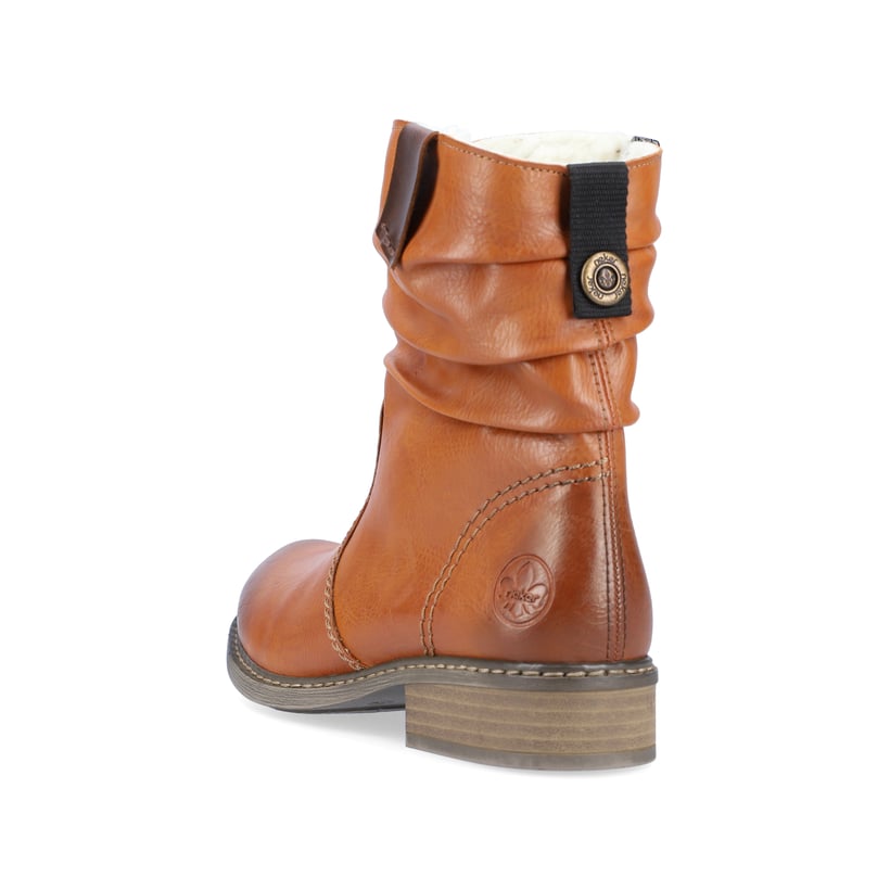 Rieker Artikelnummer Z4180-22 Rieker Damen Kurzstiefel karamellbraun Fabrikpreis