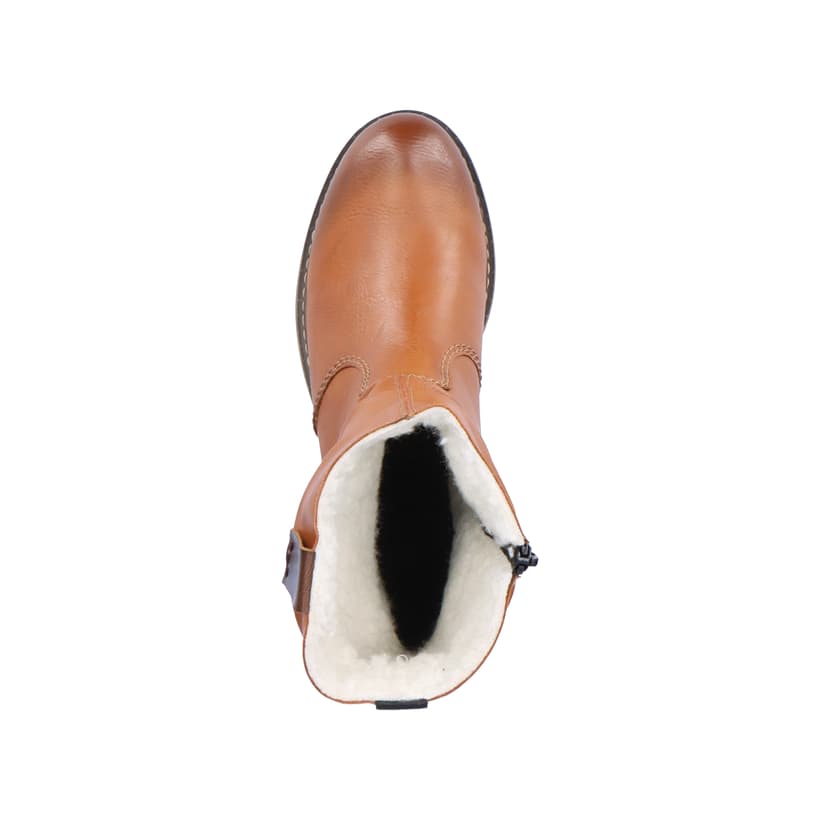 Rieker Artikelnummer Z4180-22 Rieker Damen Kurzstiefel karamellbraun Fabrikpreis