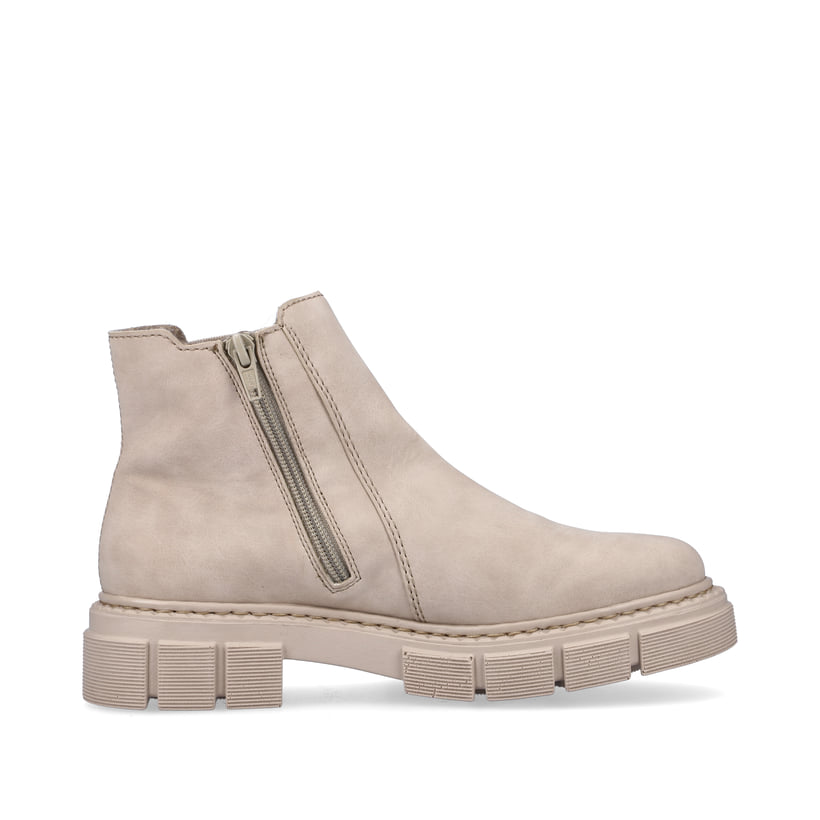 Rieker Artikelnummer M3854-62 Rieker Damen Chelsea Boots hellbeige Sonderangebot