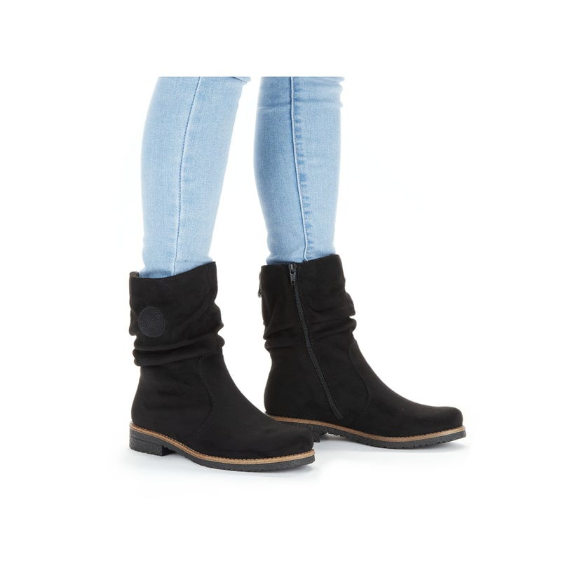 Rieker Artikelnummer 73560-00 Rieker Damen Kurzstiefel graphitschwarz Rabatt