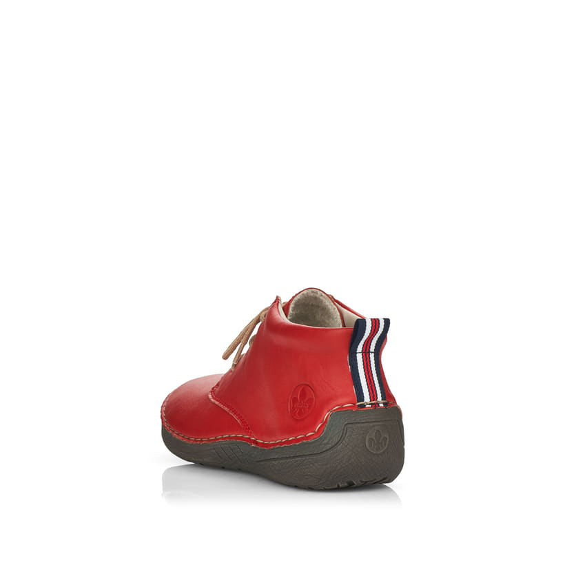 Rieker Artikelnummer 52522-33 Rieker Damen Schnürschuhe rubinrot Versandkostenfrei