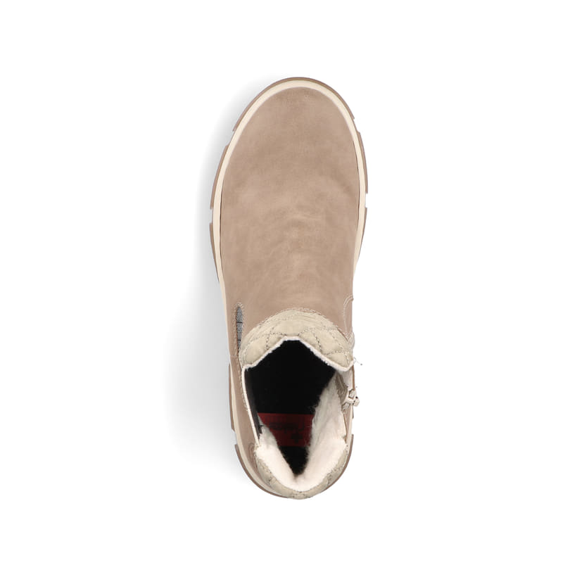 Rieker Artikelnummer X8674-64 Rieker Damen Chelsea Boots cremebeige Flash Sale