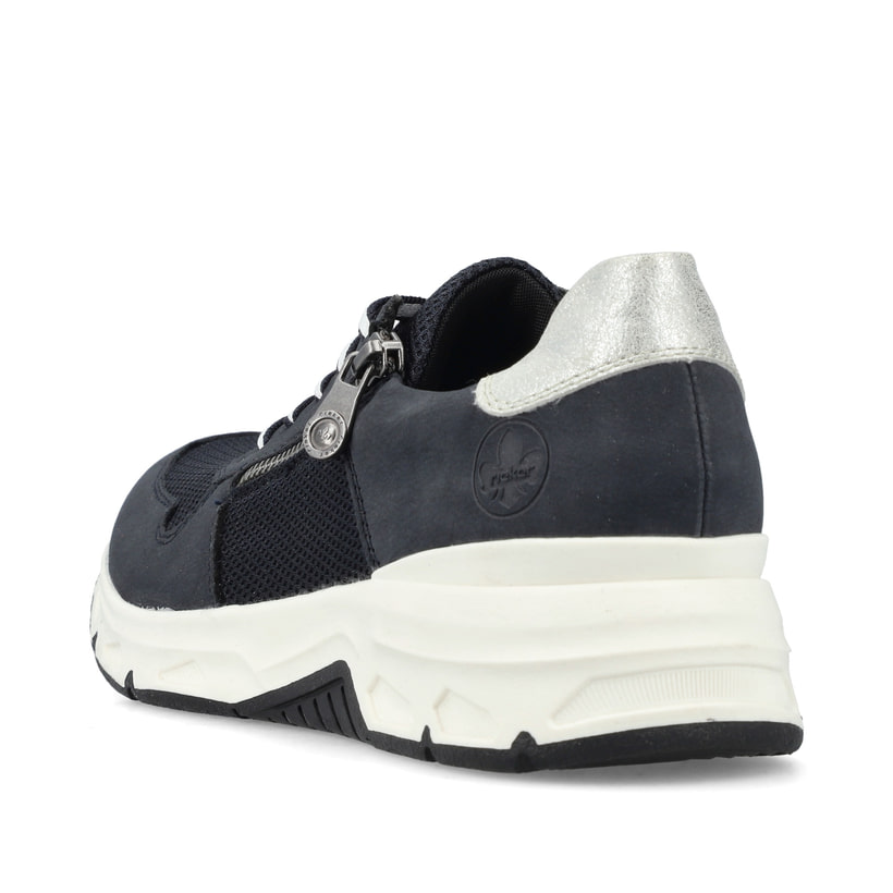 Rieker Artikelnummer 48135-14 Rieker Damen Sneaker Low stahlblau Begrenztes Angebot