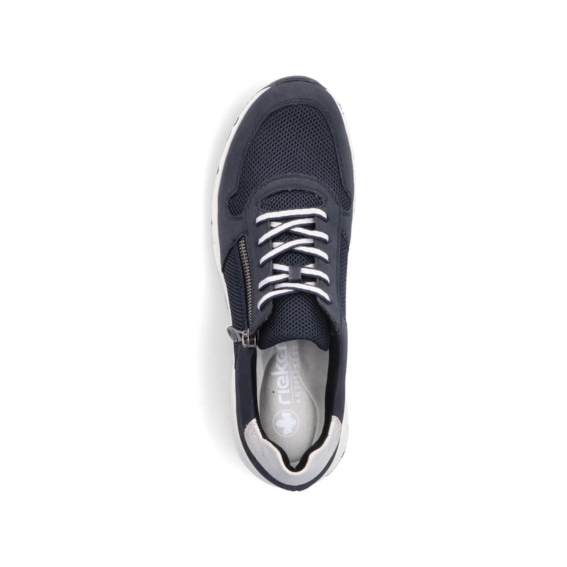 Rieker Artikelnummer 48135-14 Rieker Damen Sneaker Low stahlblau Begrenztes Angebot
