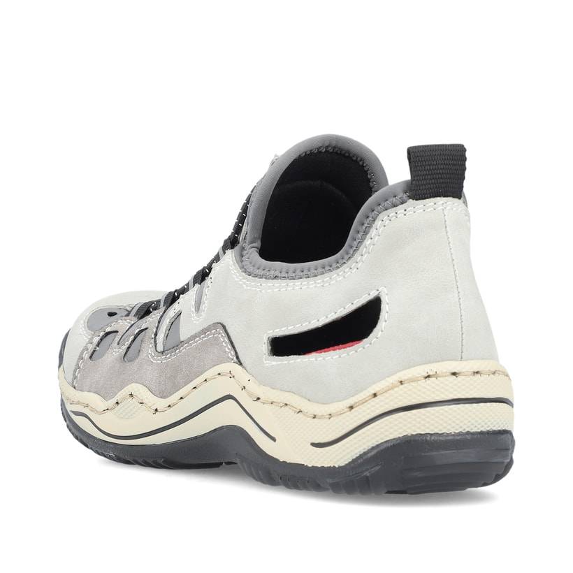 Rieker Artikelnummer L0539-40 Rieker Damen Slipper hellgrau Online Shopping