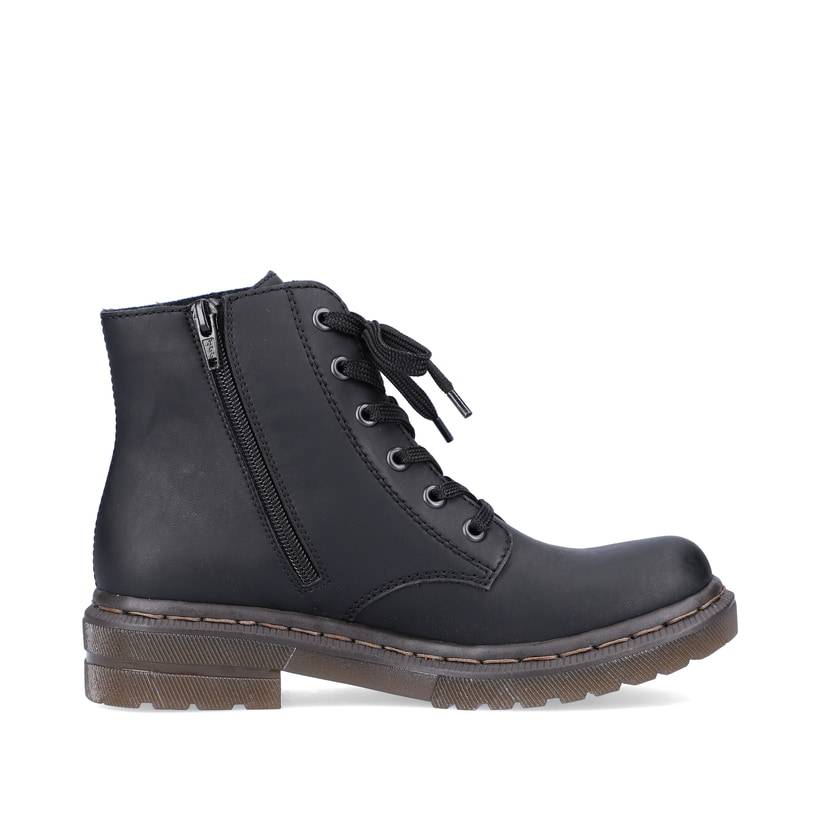 Rieker Artikelnummer 78240-00 Rieker Damen Schnürstiefel carbonschwarz Exklusivangebot