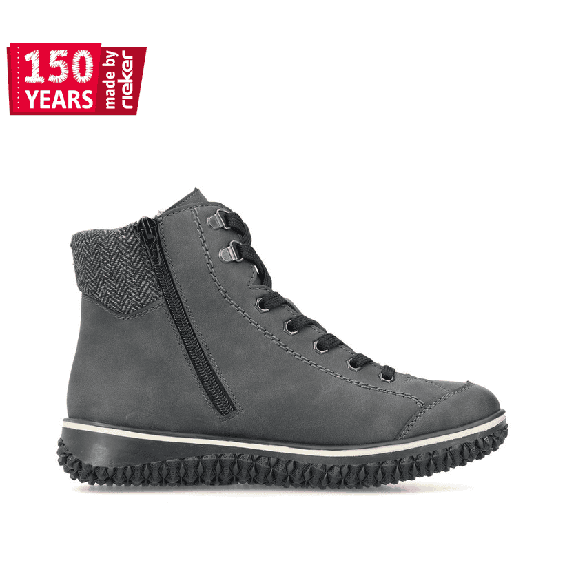 Rieker Artikelnummer Z4251-45 Rieker Damen Schnürstiefel carbongrau Saisonschlussverkauf