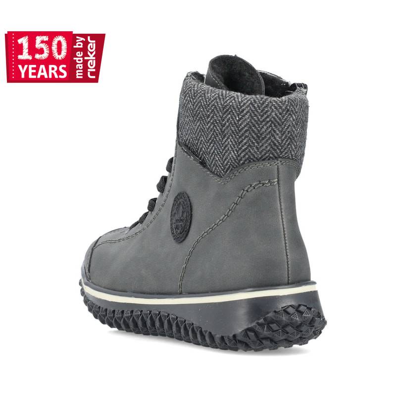 Rieker Artikelnummer Z4251-45 Rieker Damen Schnürstiefel carbongrau Saisonschlussverkauf