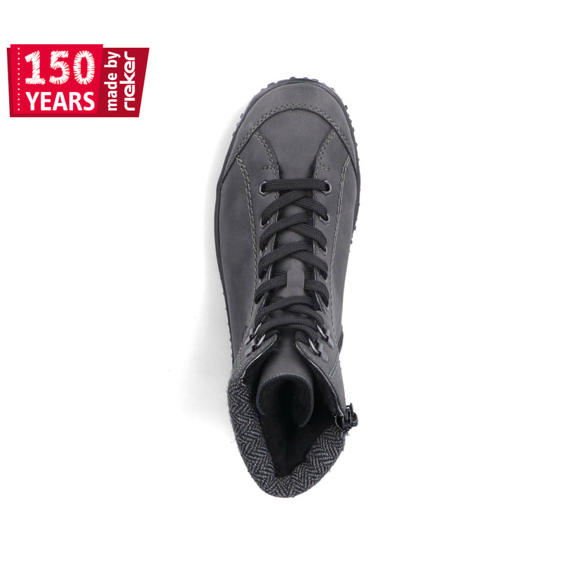 Rieker Artikelnummer Z4251-45 Rieker Damen Schnürstiefel carbongrau Saisonschlussverkauf