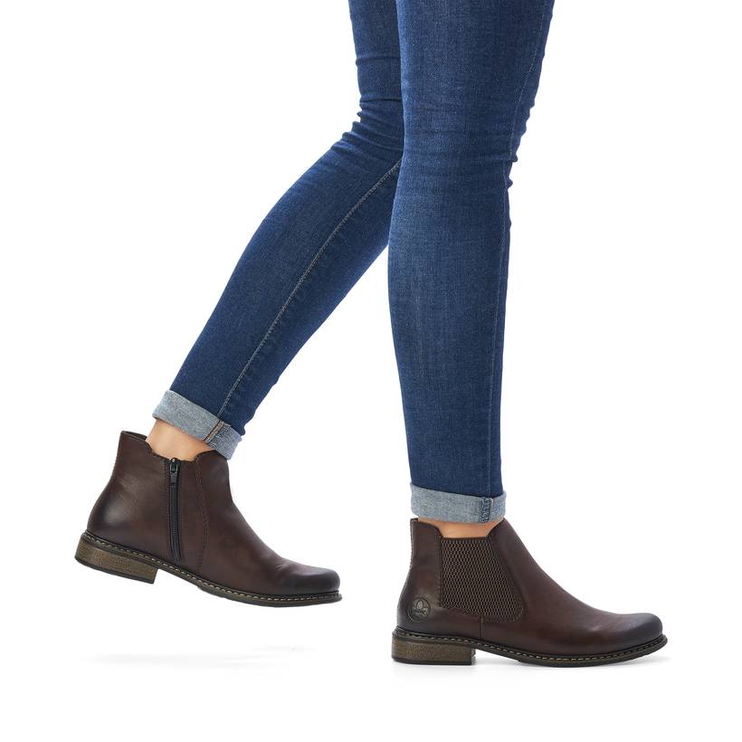 Rieker Artikelnummer Z4994-26 Rieker Damen Chelsea Boots espressobraun Cyber Monday