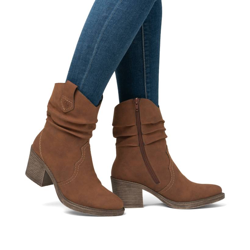 Rieker Artikelnummer Y1284-24 Rieker Damen Stiefeletten holzbraun Osterangebot