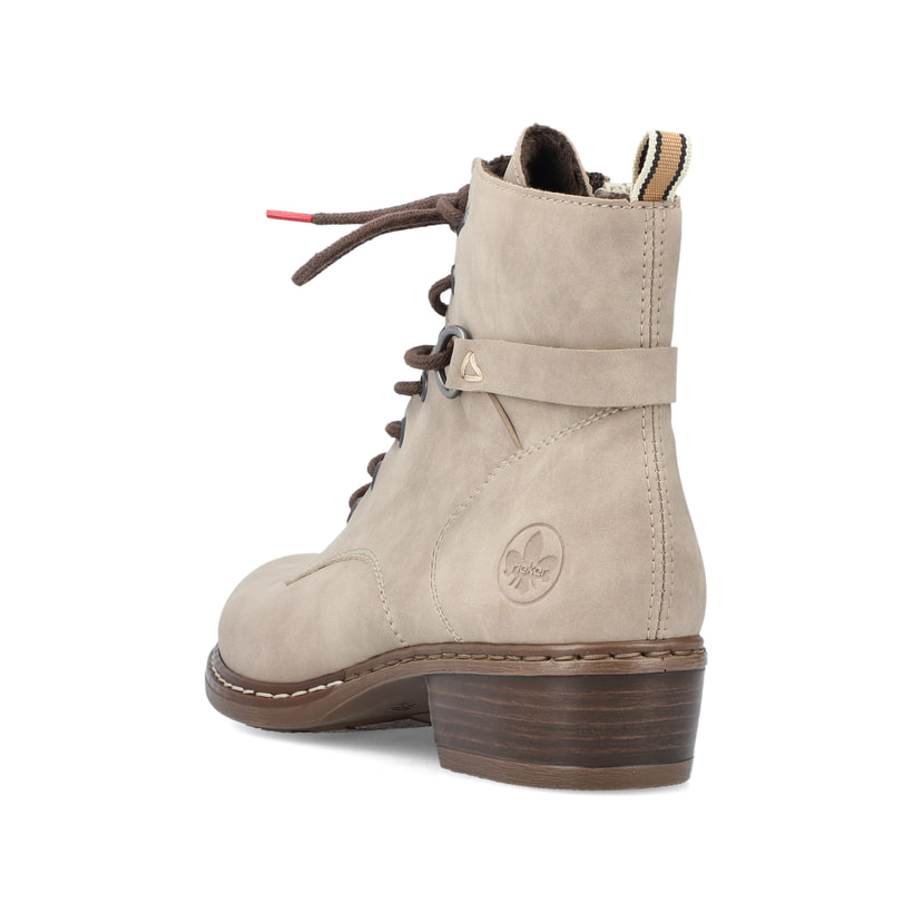 Rieker Artikelnummer Y0820-64 Rieker Damen Stiefeletten hellbeige Muttertagsangebot