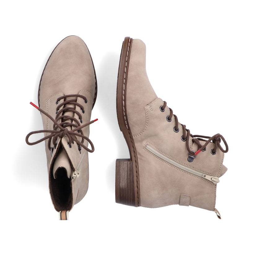 Rieker Artikelnummer Y0820-64 Rieker Damen Stiefeletten hellbeige Muttertagsangebot