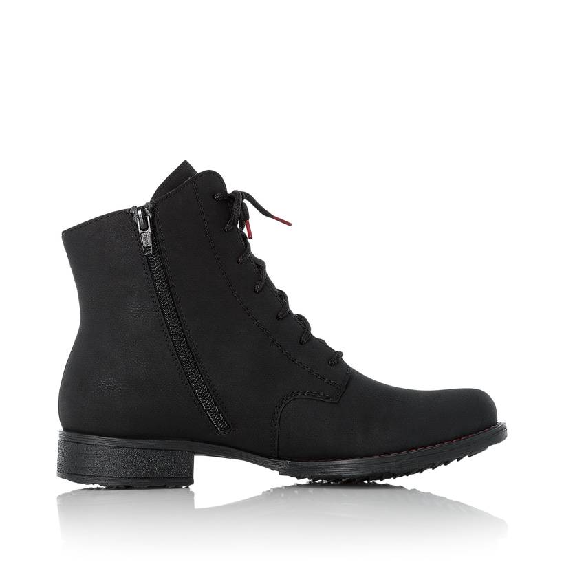 Rieker Artikelnummer 70821-00 Rieker Damen Schnürstiefel graphitschwarz Vatertagsangebot