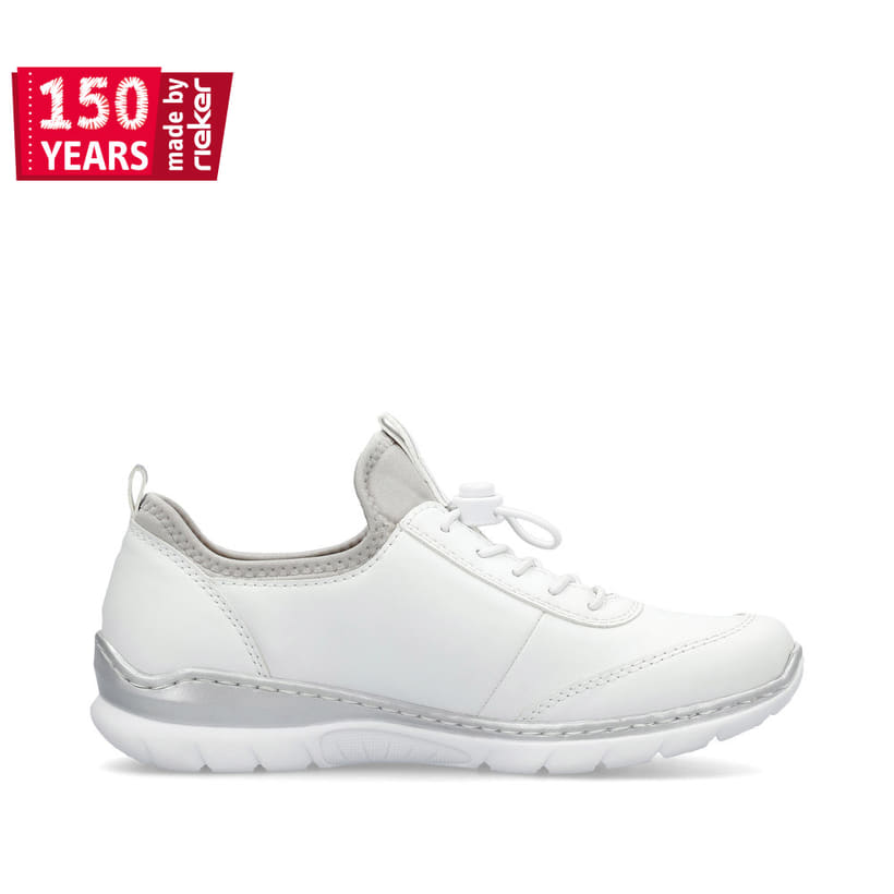 Rieker Artikelnummer L3259-80 Rieker Damen Slipper schwanenweiss Valentinstagsangebot