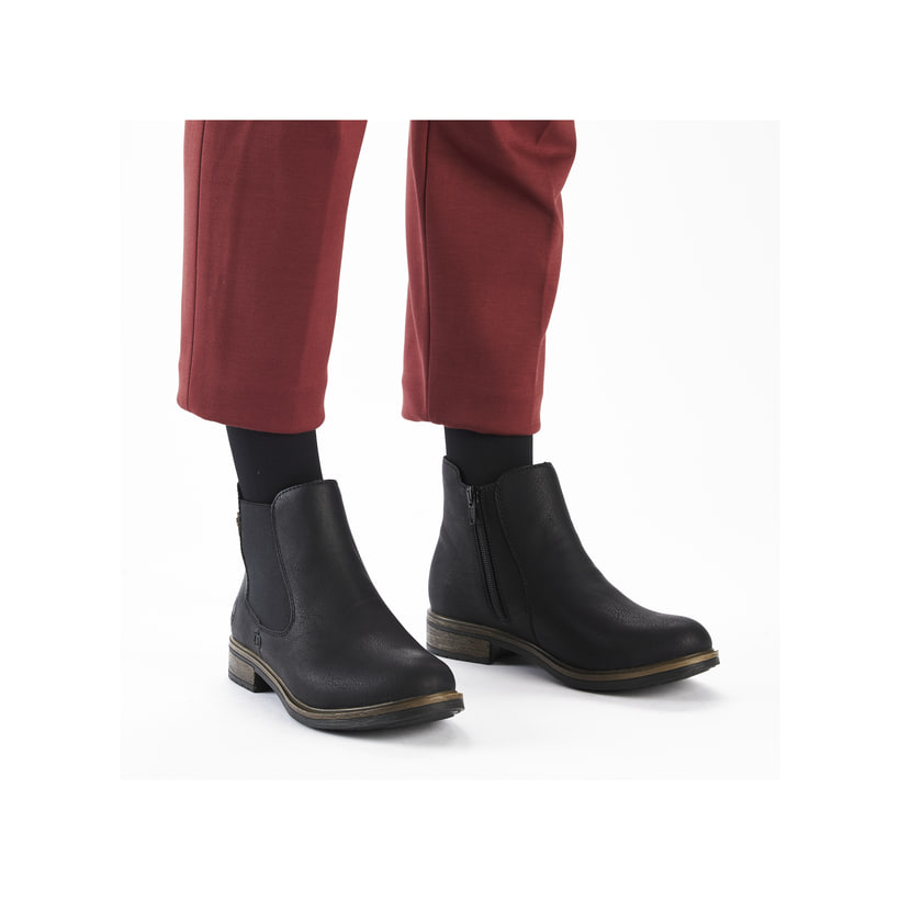 Rieker Artikelnummer 72254-00 Rieker Damen Chelsea Boots asphaltschwarz Jubiläumsangebot