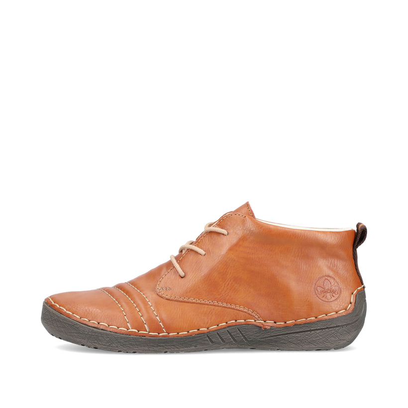 Rieker Artikelnummer 52532-24 Rieker Damen Schnürschuhe karamellbraun Lagerräumung