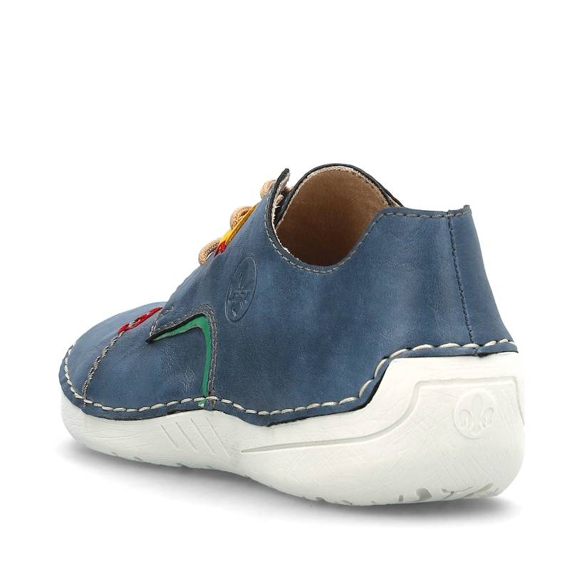 Rieker Artikelnummer 52528-14 Rieker Damen Schnürschuhe schieferblau Top Angebot