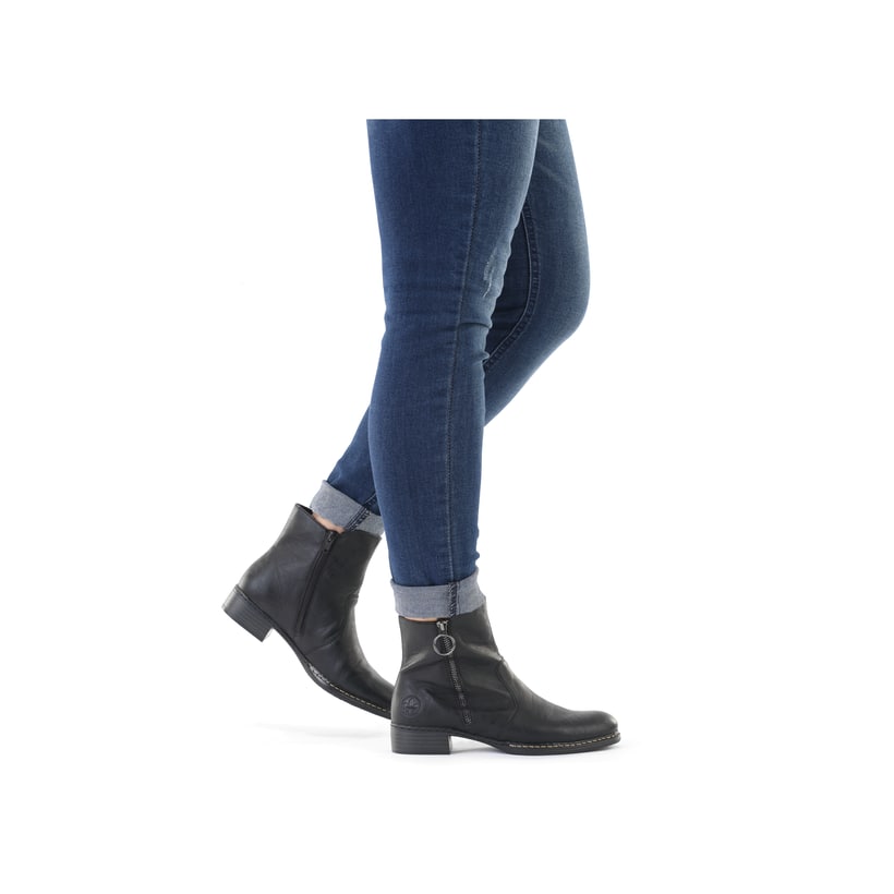 Rieker Artikelnummer 73450-00 Rieker Damen Stiefeletten nachtschwarz Online Outlet