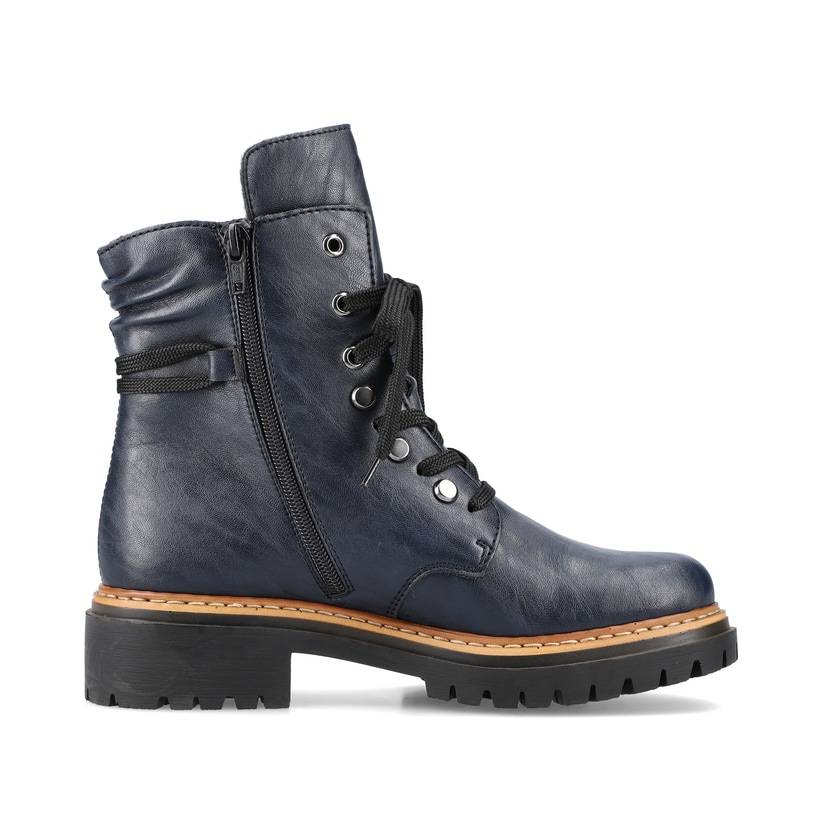 Rieker Artikelnummer 72621-14 Rieker Damen Biker Boots königsblau Zeitlich begrenztes Angebot