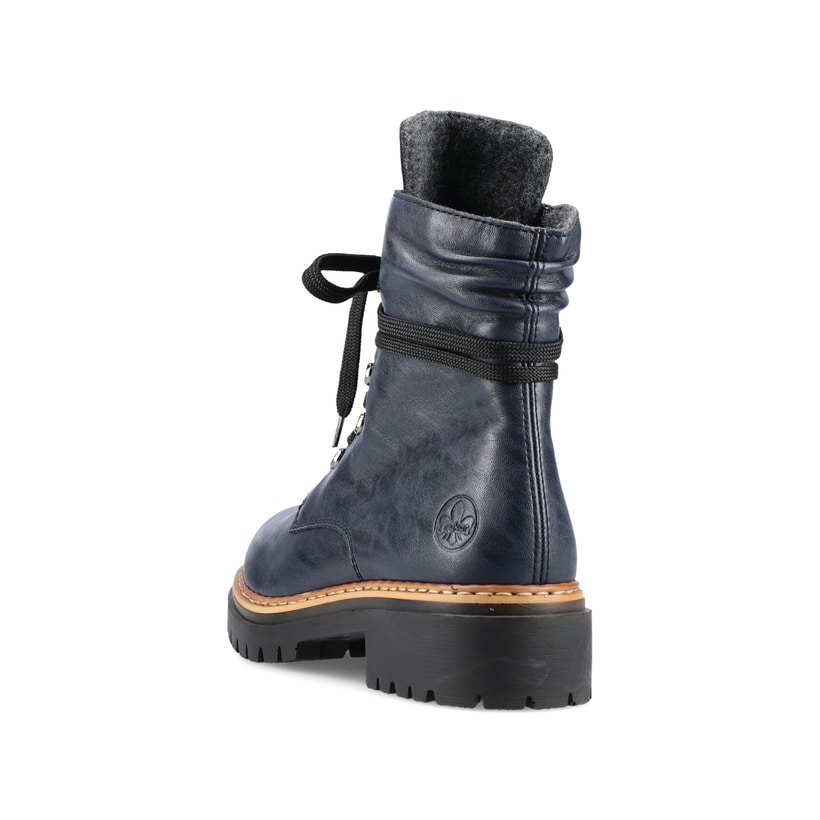 Rieker Artikelnummer 72621-14 Rieker Damen Biker Boots königsblau Zeitlich begrenztes Angebot