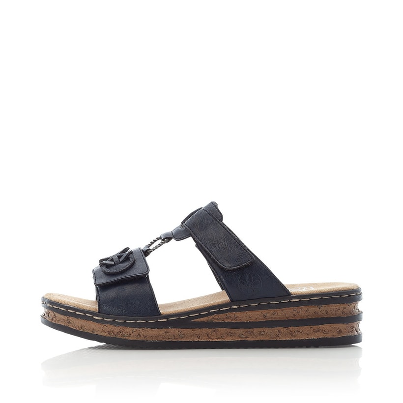 Rieker Artikelnummer 62936-14 Rieker Damen Pantoletten pazifikblau