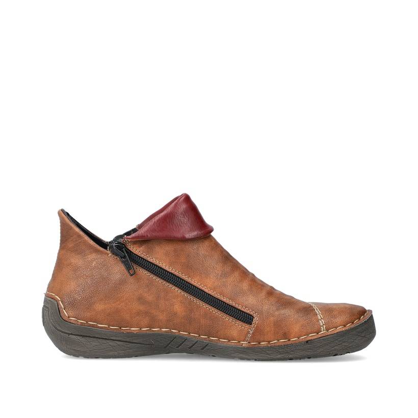 Rieker Artikelnummer 72581-22 Rieker Damen Kurzstiefel nougatbraun Blitzangebot