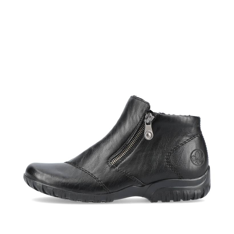Rieker Artikelnummer L4663-01 Rieker Damen Slipper nachtschwarz Räumungsverkauf