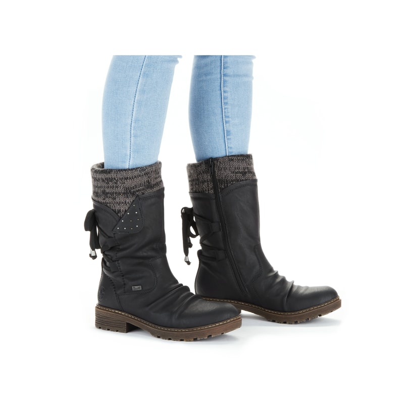 Rieker Artikelnummer Z4773-01 Rieker Damen Kurzstiefel asphaltschwarz Tägliche Deals