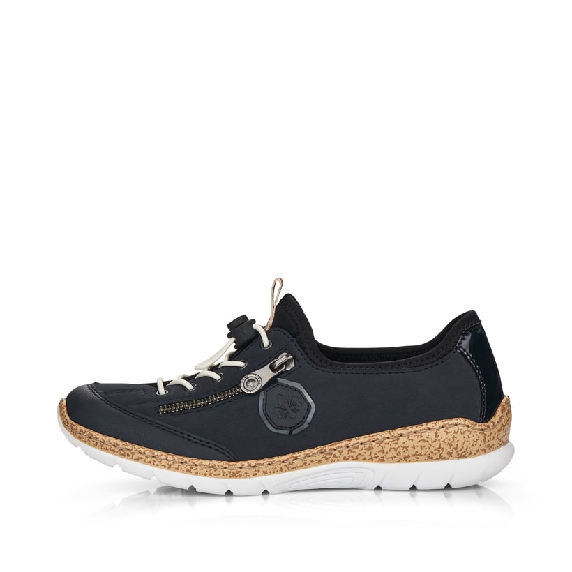 Rieker Artikelnummer N4263-14 Rieker Damen Slipper marineblau Sonderangebote