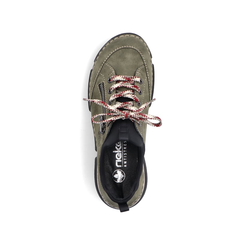Rieker Artikelnummer 45973-54 Rieker Damen Slipper khakigrün Riesige Ersparnisse