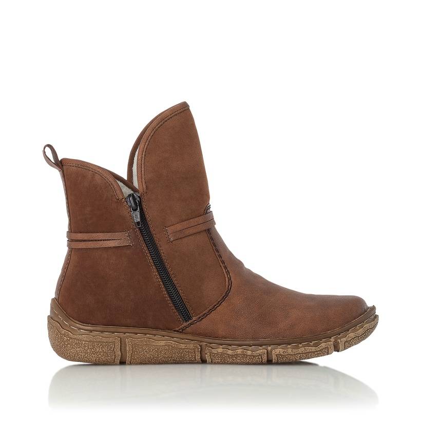 Rieker Artikelnummer Z3772-22 Rieker Damen Kurzstiefel zimtbraun Super Sparpreis