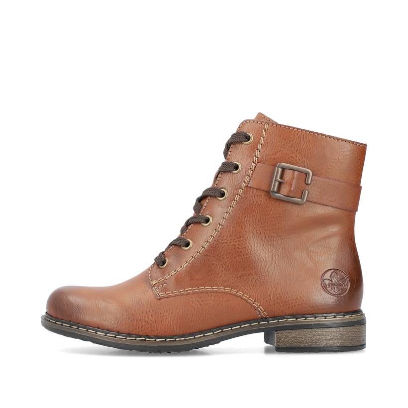 Rieker Artikelnummer 71202-24 Rieker Damen Schnürstiefel kastanienbraun