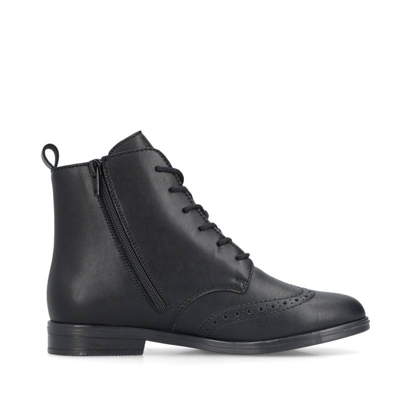 Rieker Artikelnummer 46231-00 Rieker Damen Schnürstiefel mattschwarz Begrenzte Freigabe