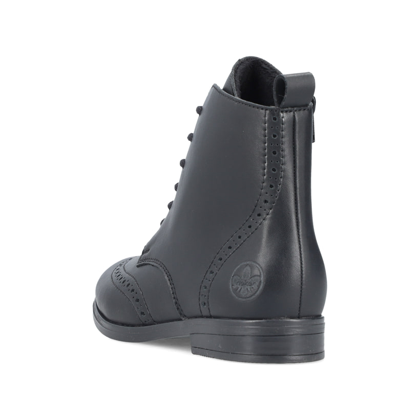 Rieker Artikelnummer 46231-00 Rieker Damen Schnürstiefel mattschwarz Begrenzte Freigabe